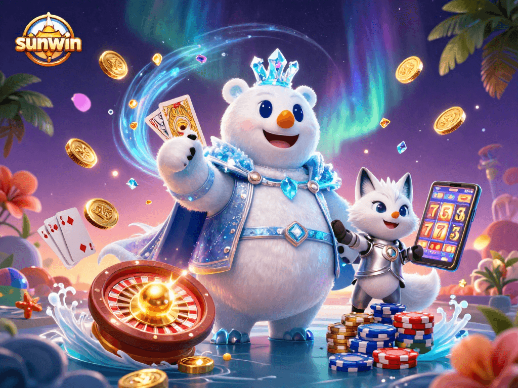 Experience the excitement of sunwin with enchanting casino elements and characters.