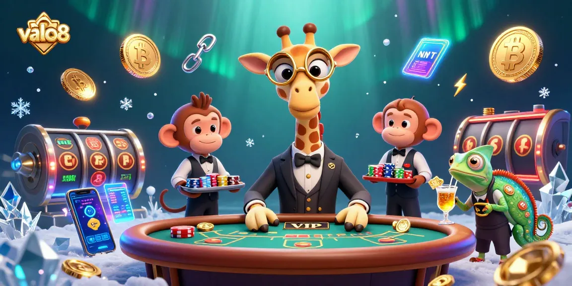 Engage in thrilling gameplay at về alo8 with vibrant casino elements and colorful characters.