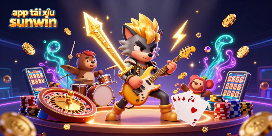 Experience thrilling gameplay with app tài xỉu sunwin featuring a dynamic casino scene.