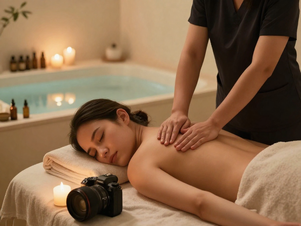 Enjoy a professional 안산출장마사지 in a serene home spa setting with soothing aromatherapy and warmth.
