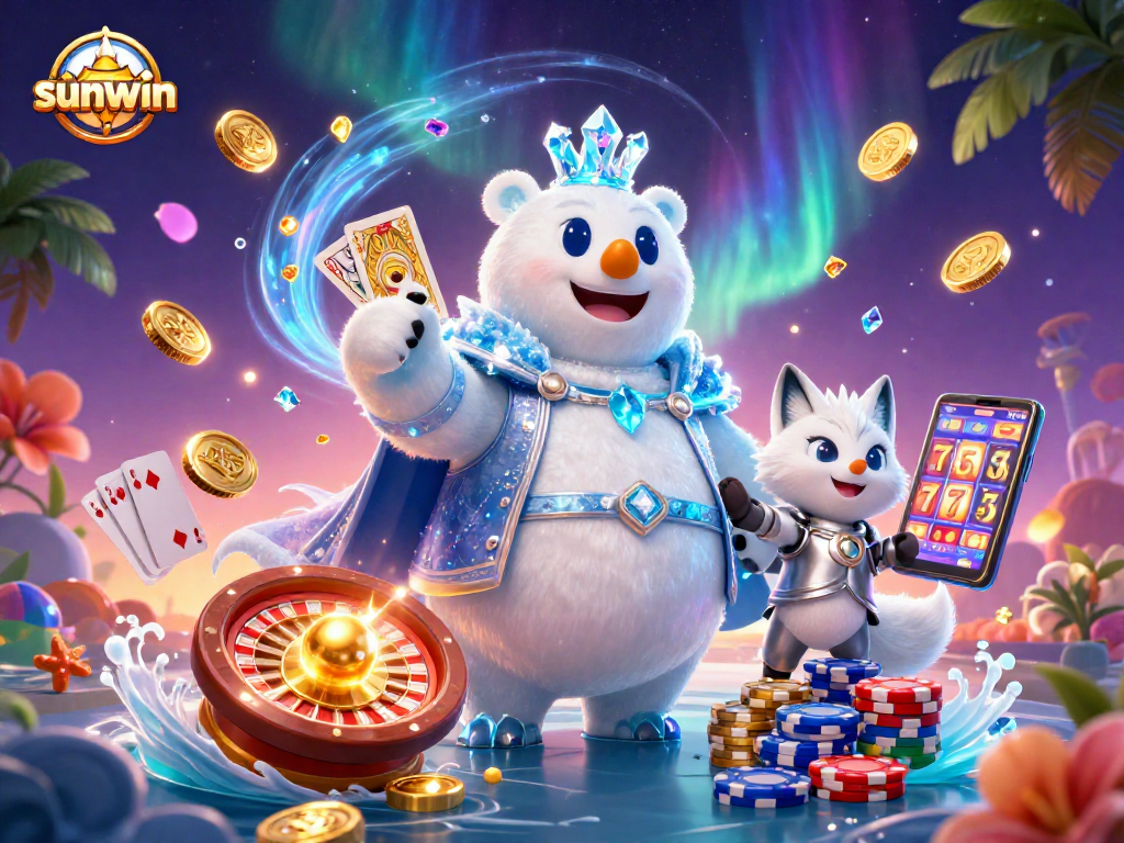 Experience the excitement of sunwin with enchanting casino elements and characters.