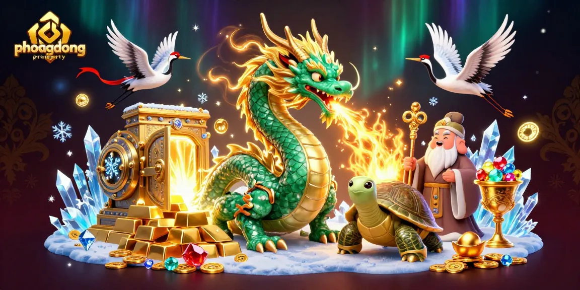Experience the excitement at phuongdongproperty with emerald dragon, lucky cranes, and golden treasures!