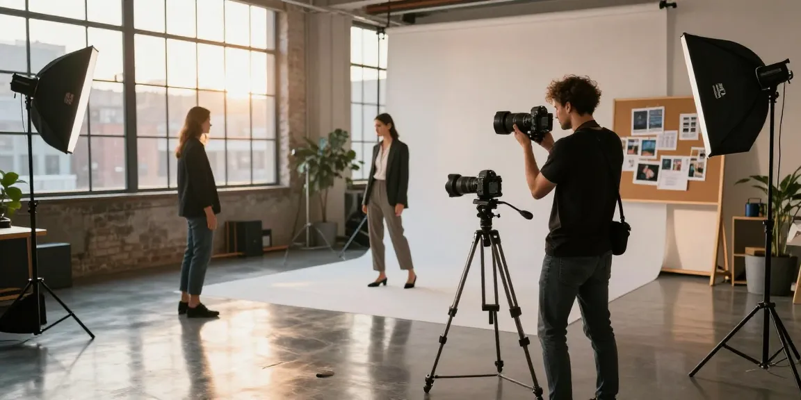 Catturare immagini professionali come Fotografo Commerciale Milano in uno studio urbano con luce naturale.