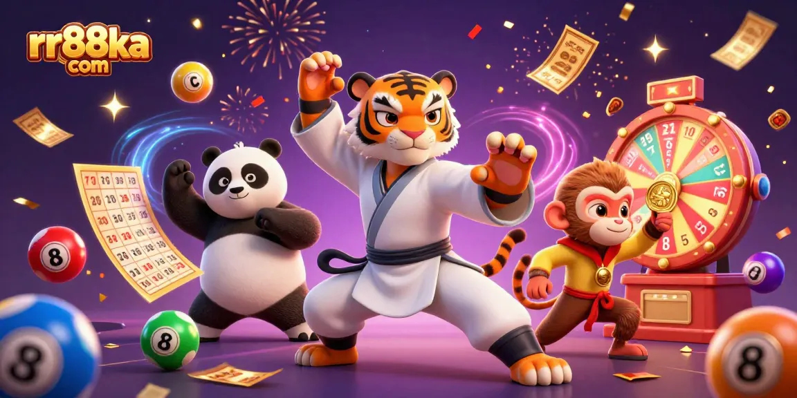 Experience gaming excitement at rr88ka com with dynamic characters in a rich 3D casino scene.