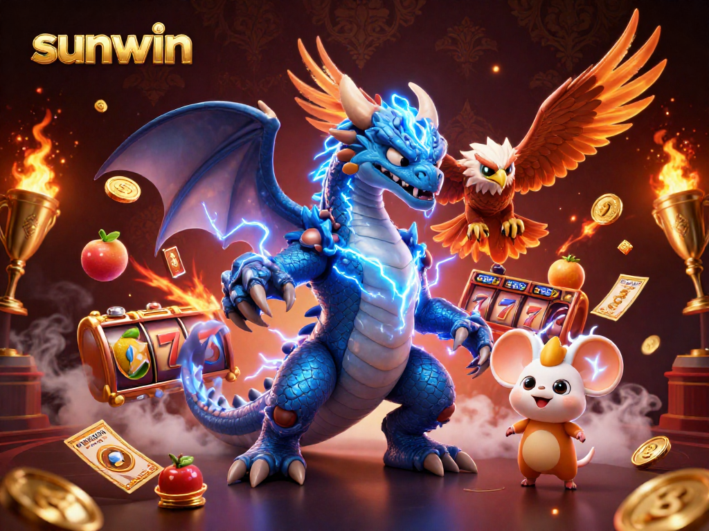 Experience thrilling slot games at sunwin with electrifying characters and vibrant visuals.