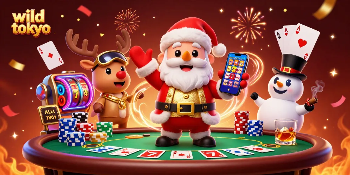 Experience the thrilling atmosphere of wild tokyo casino with characters engaging in jackpot fun.