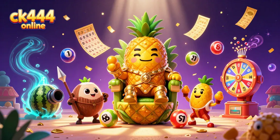 Experience thrilling gameplay at ck444 online with vibrant casino elements, including dynamic lottery balls and exciting prizes.